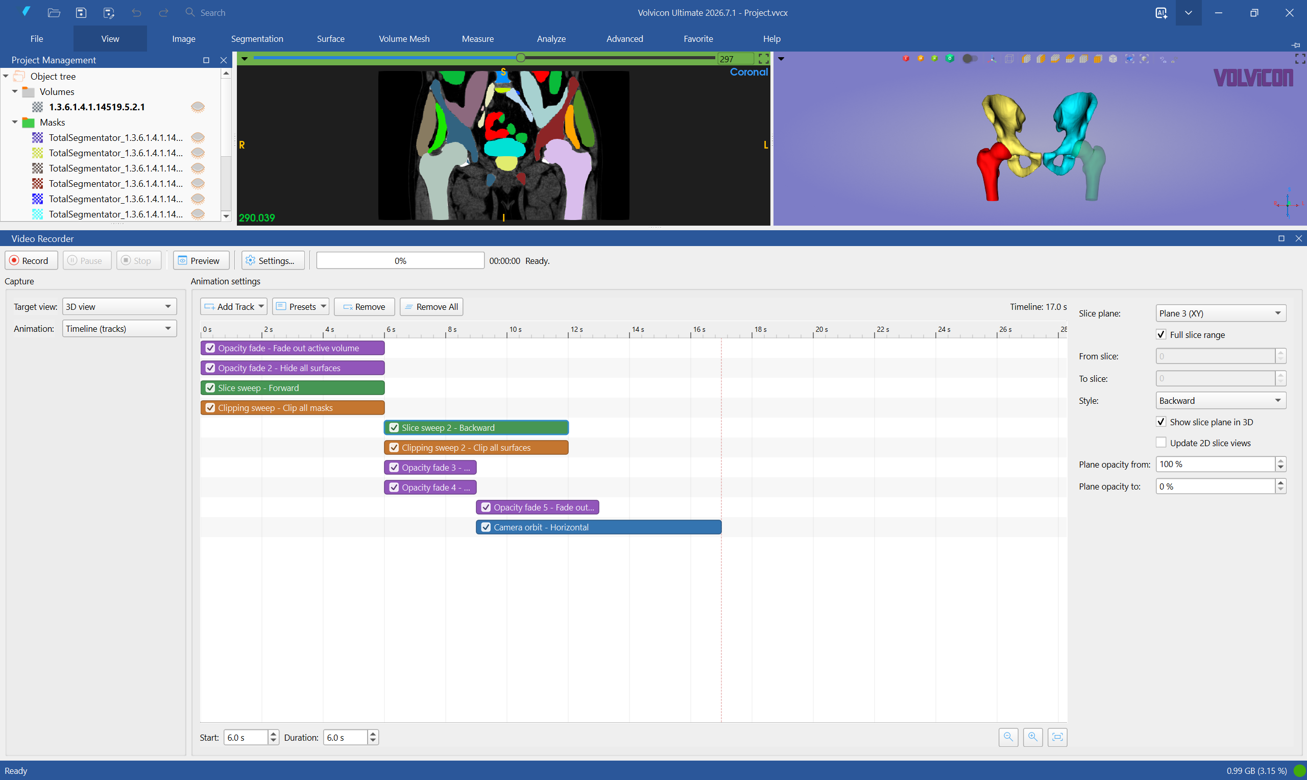 Video Recorder in Blue Theme