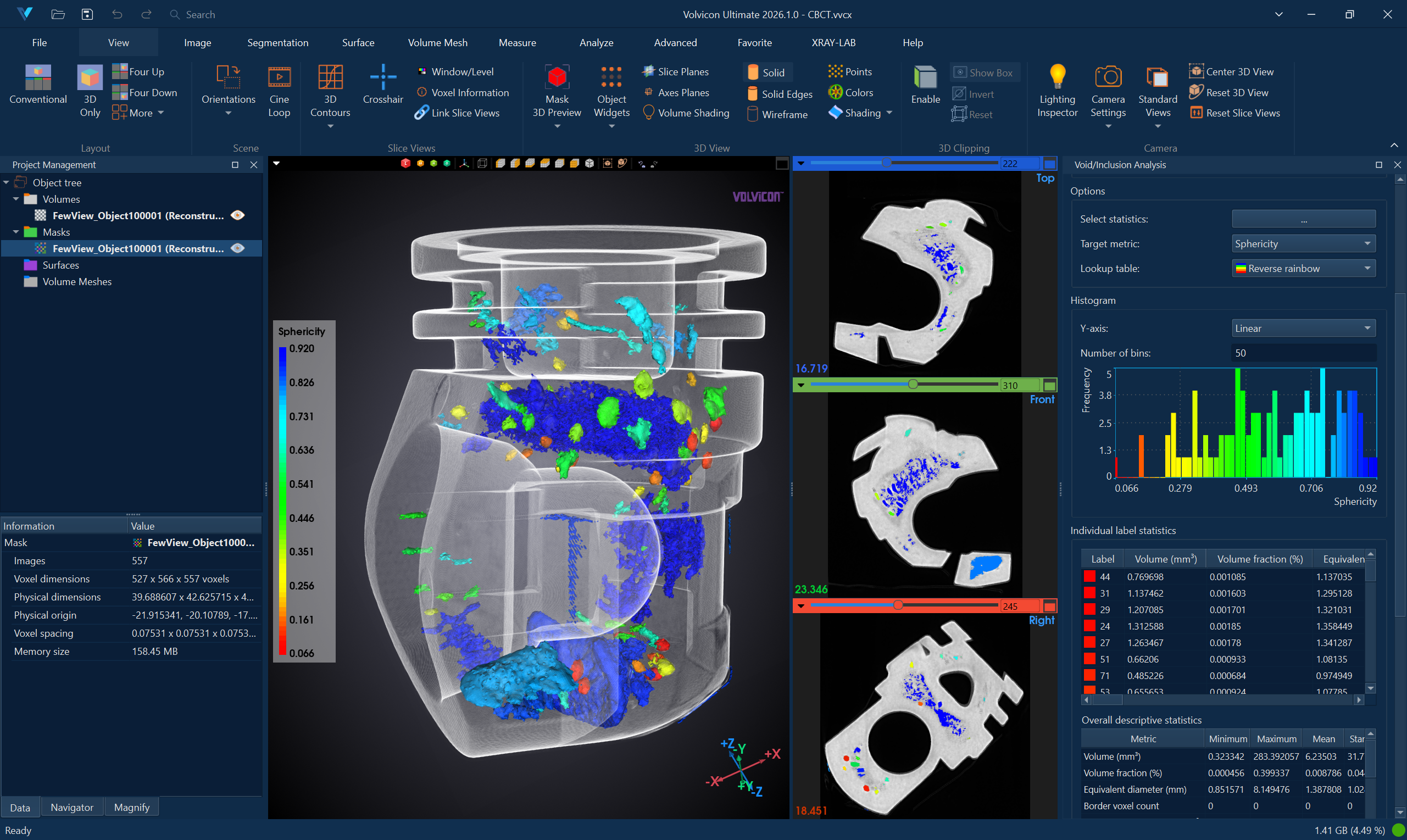 Volvicon - Void Analysis