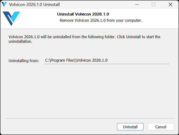 Uninstaller — Remove Volvicon