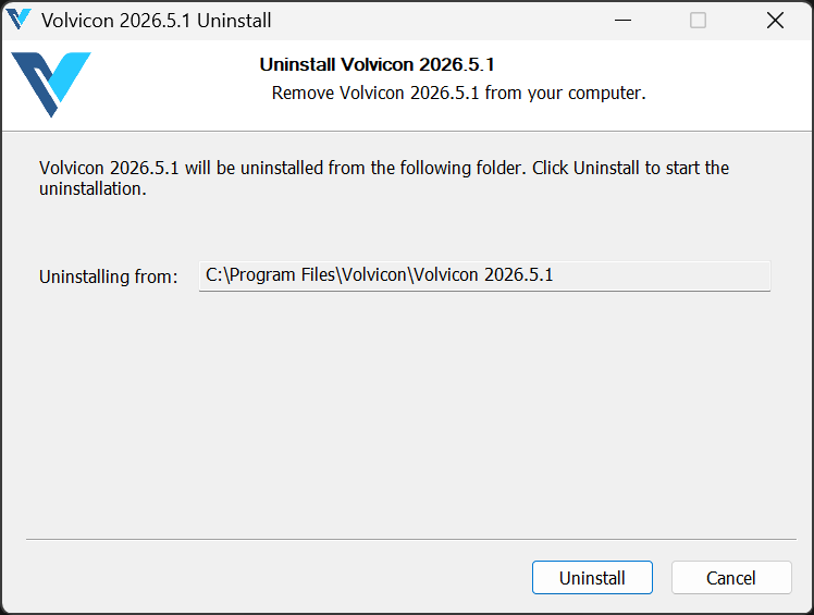 Uninstaller — Remove Volvicon